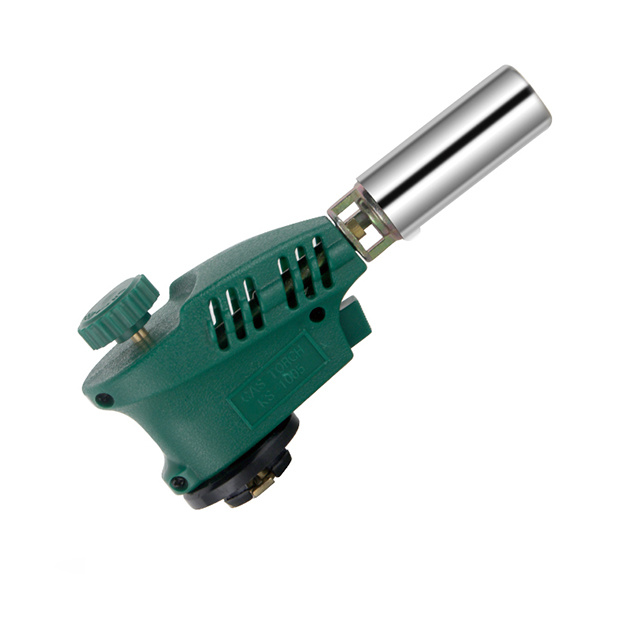 Gas Spray Flame Gun green color kitchenware mini hand kitchen torch gas torch outdoor 