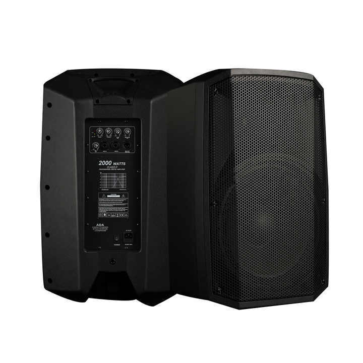 Professional P Audio 500W 15" Inch Active Digital Powered Speaker Amplifier Plastic PA Speaker Sound System stereo home