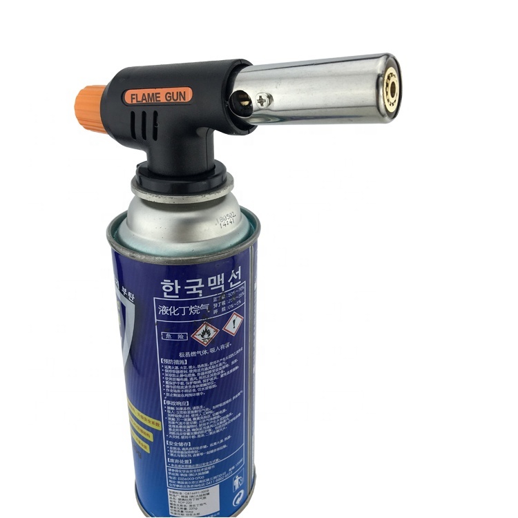 Gas Spray Flame Gun multi-function automatic piezo ignition gas flame spray gun butane torch