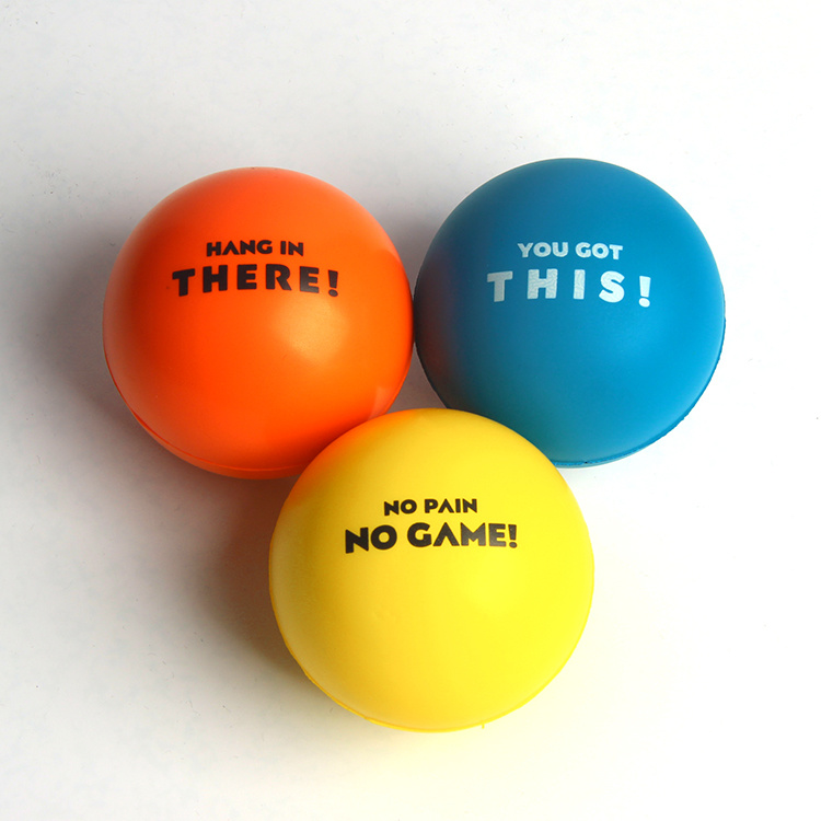 Custom Logo PU Stress Ball Antistress Ball Stress Reliever Ball