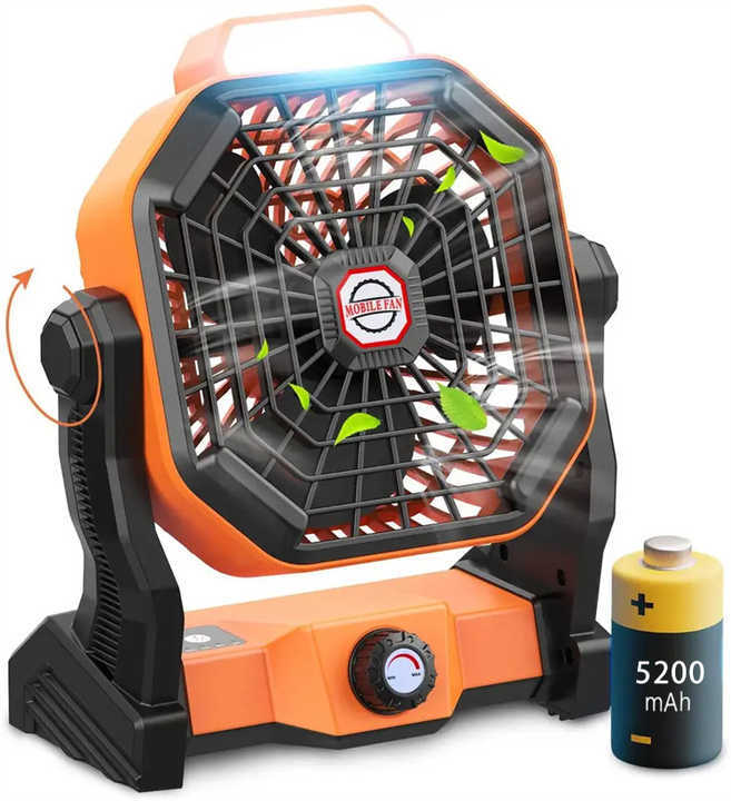 Small Personal USB Desk Fan Portable Rechargeable Battery Operated Fan