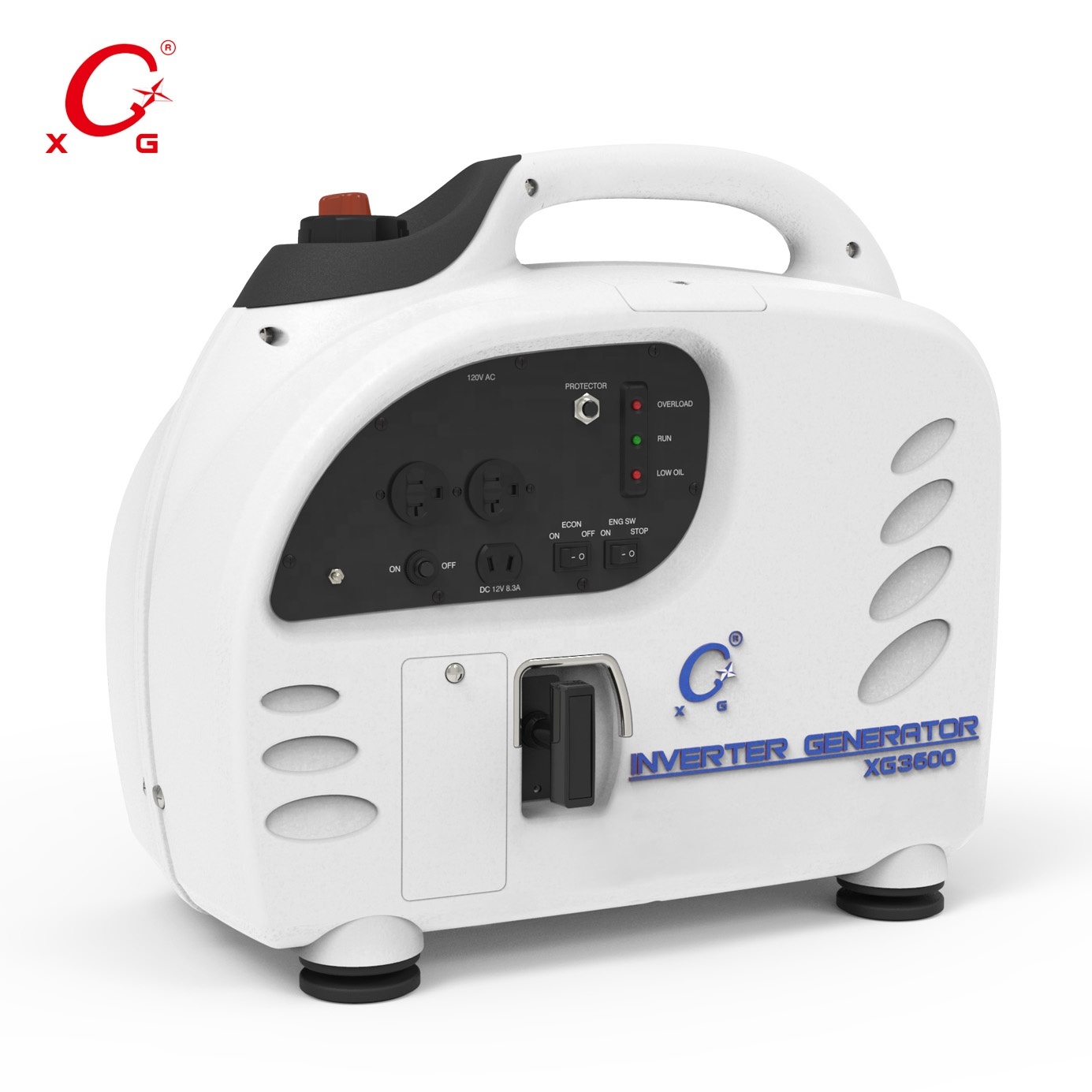 Gasoline 4.0kVA Digital Inverter Generator App 3600W Power System Silent Generator Small Recoil Start Outdoor Portable Generator