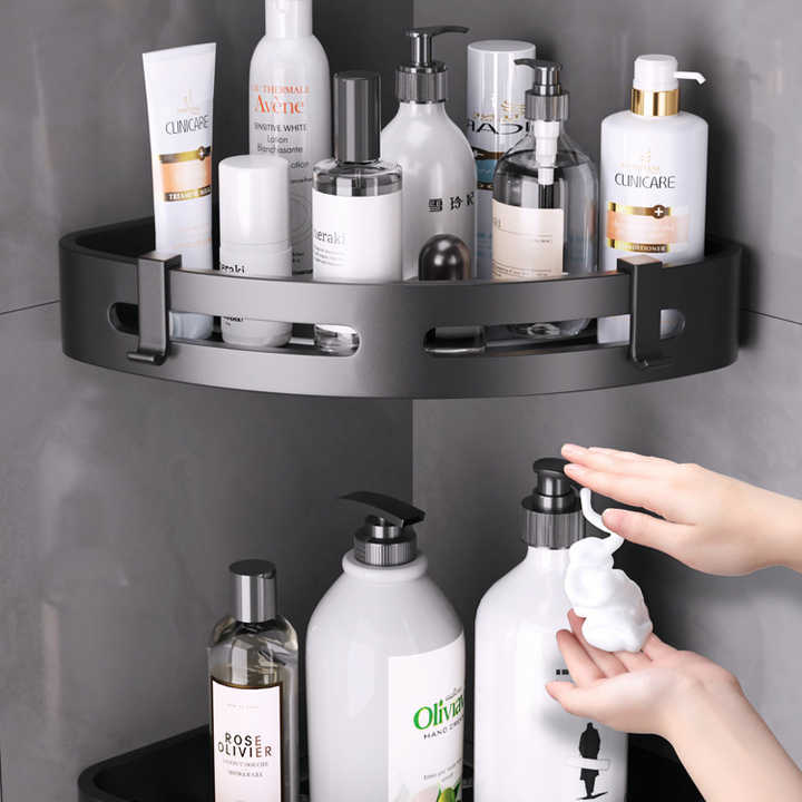 Corner Shower Shelves Bathroom Shelves No-drill Storage Rack Shelf Holder Toilet Organizer Bathroom Accessories