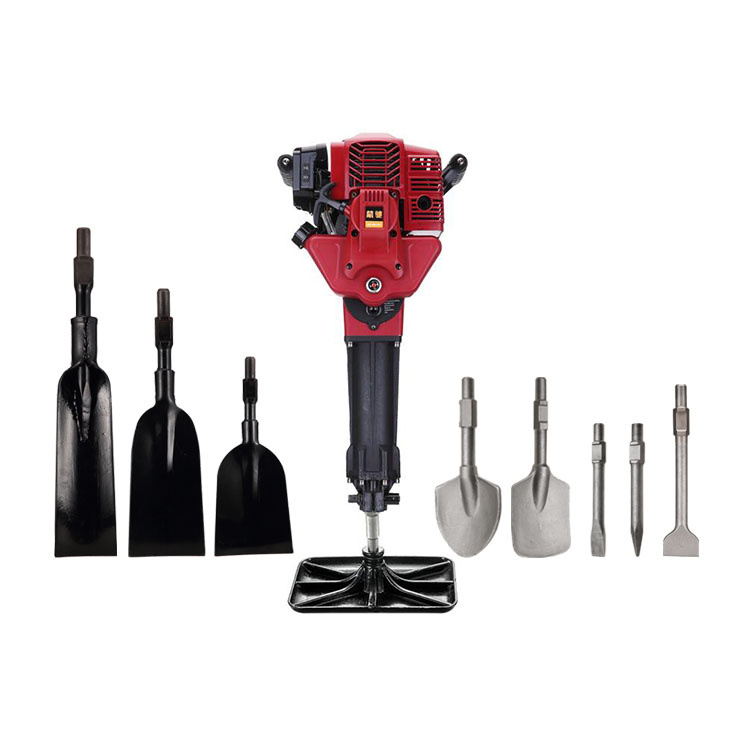 Petrol 52cc 2 Stroke Gas Powered Tree Planting Machine Petrol Tree Digger Multi-functional Gasoline Jack Hammer With 9 tools