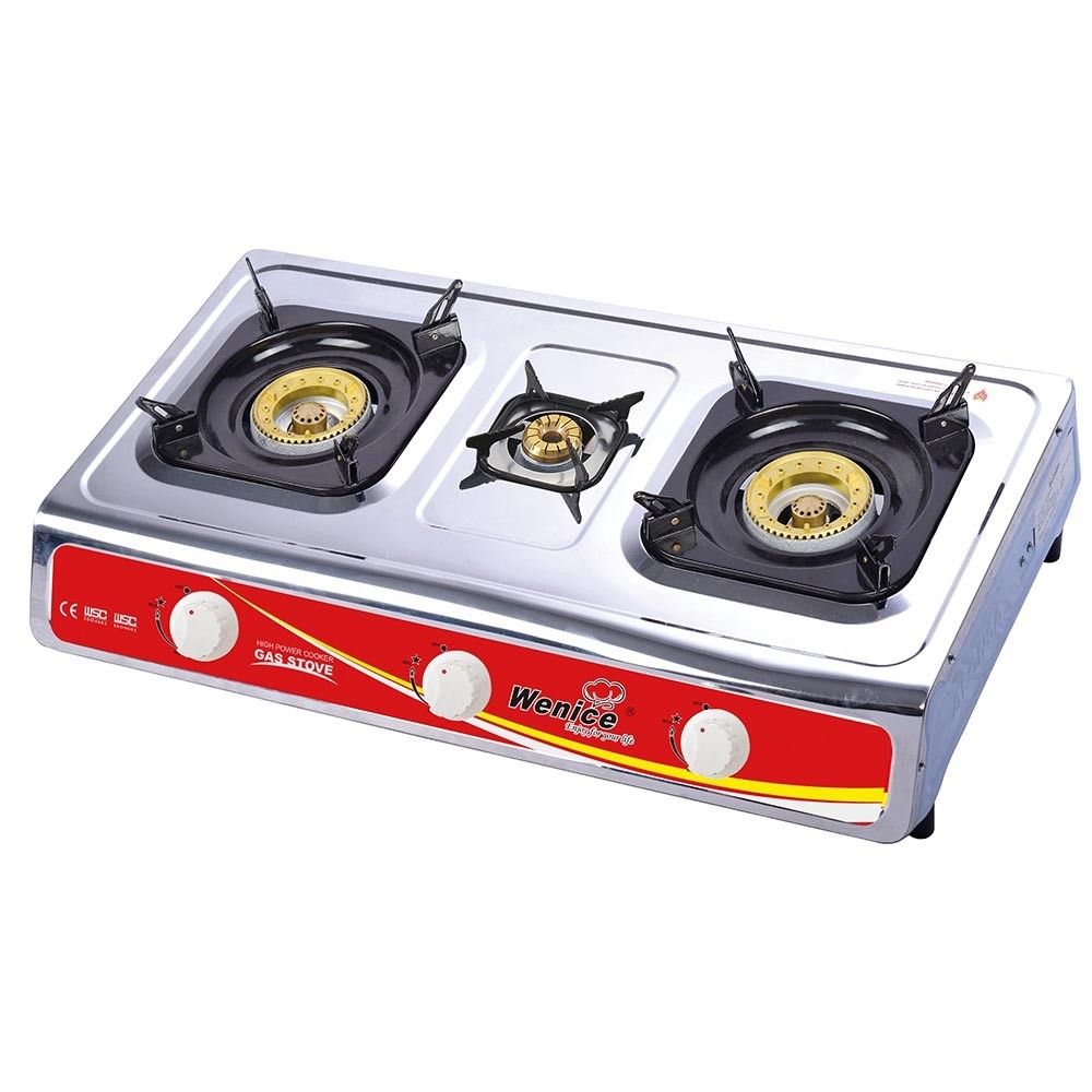 three burner gas stove for stainless steel home use electric cooking gas cooktops