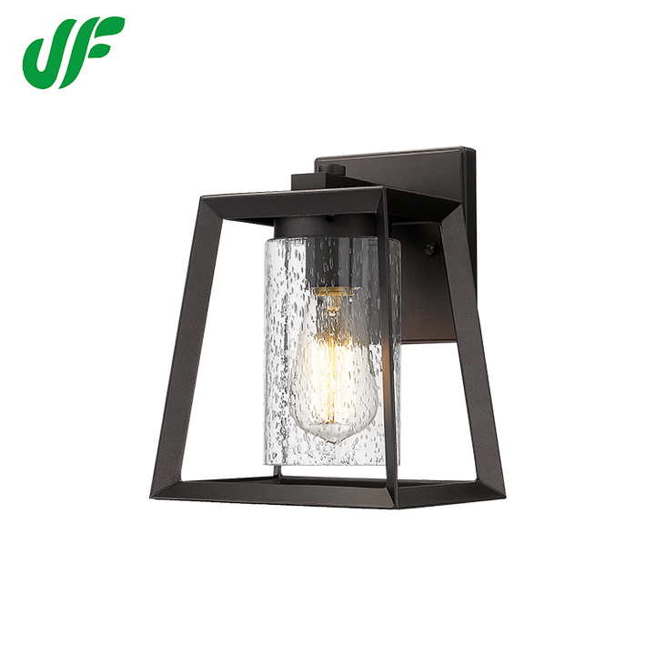 Energy Saving Iron Glass E26 Decorative Garden Loft Courtyard Fixtures Outdoor Wall Light
