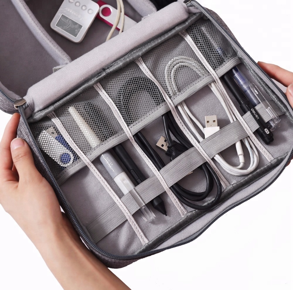 USB Data Cable Earphone Wire Power Bank Organizer bag
