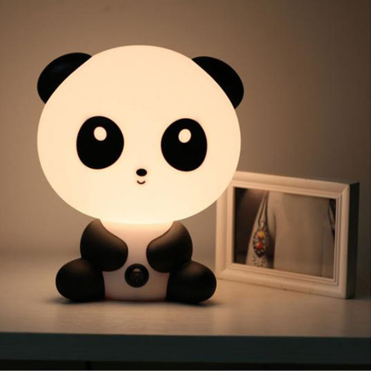 3D LED Cartoon Animal Baby Night Lights Lamp Panda Bedroom Decorative USB Night Lamp