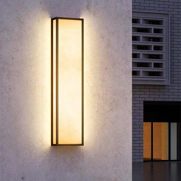 Outdoor Waterproof Wall Lamp Villa Garden Exterior Glass outdoor wall light fixture