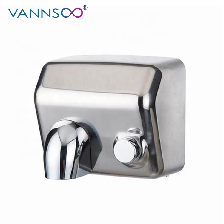 Hotel 304 Stainless Steel Manual Hand Dryer