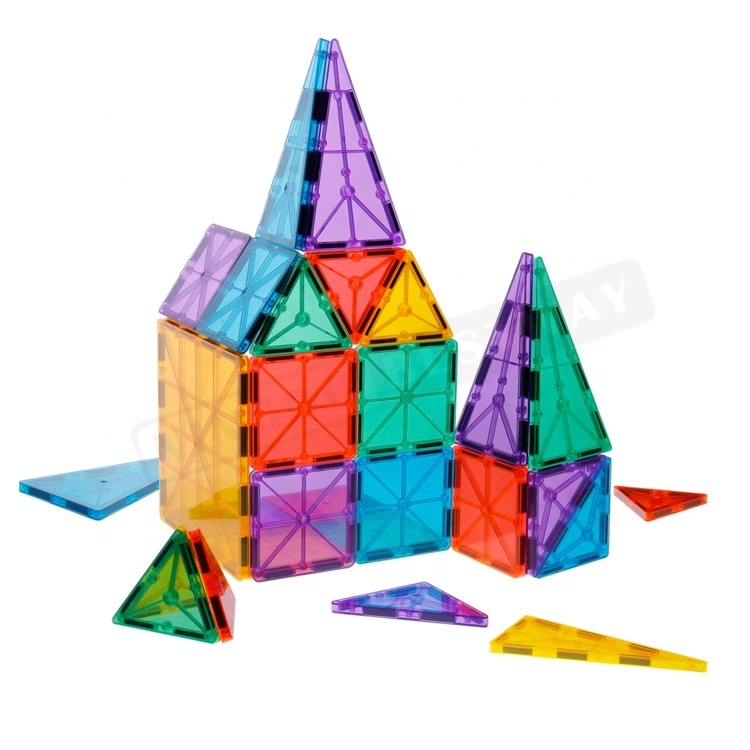 2020 Creative Educational Toy 3D Magnetic Building Blocks Magnet Tiles Neopuzzle For Kids