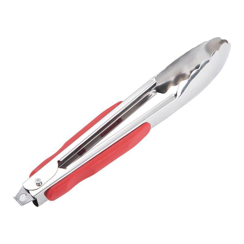 Multi-functional Kitchen Tools Stainless Steel BBQ Baking Cookies Tong Bread Tongs