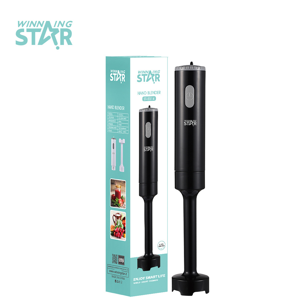 ST-5514 WINNING STAR Hot Sale AC 220-2240V 175W DC Motor Handle Immersion Blender for Kitchen Appliance