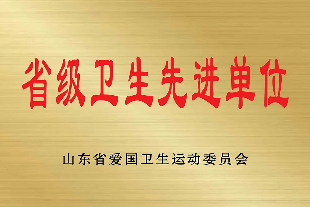 省級(jí)衛(wèi)生先進(jìn)單位