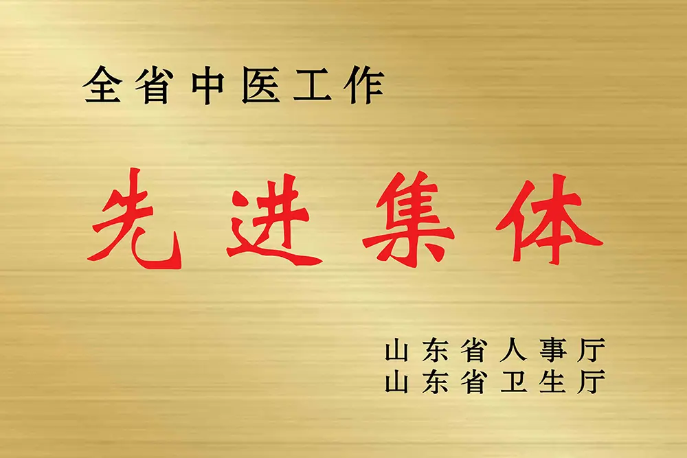 全省中醫(yī)工作先進集體