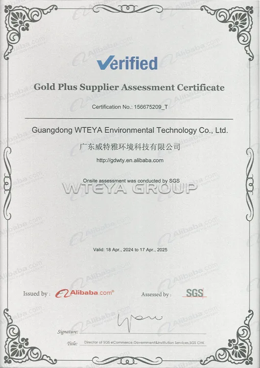 Giấy chứng nhận đánh giá Nhà cung cấp Gold Plus