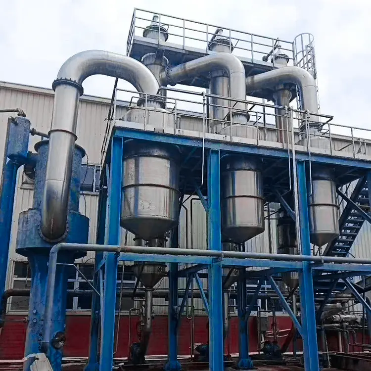 Enhancing Heat Transfer Efficiency with Three Effect External Circulation Evaporator
