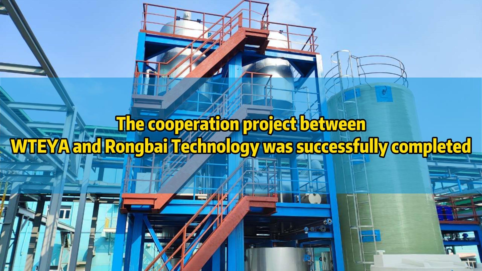 The cooperation project between WTEYA and Rongbai Technology was successfully completed