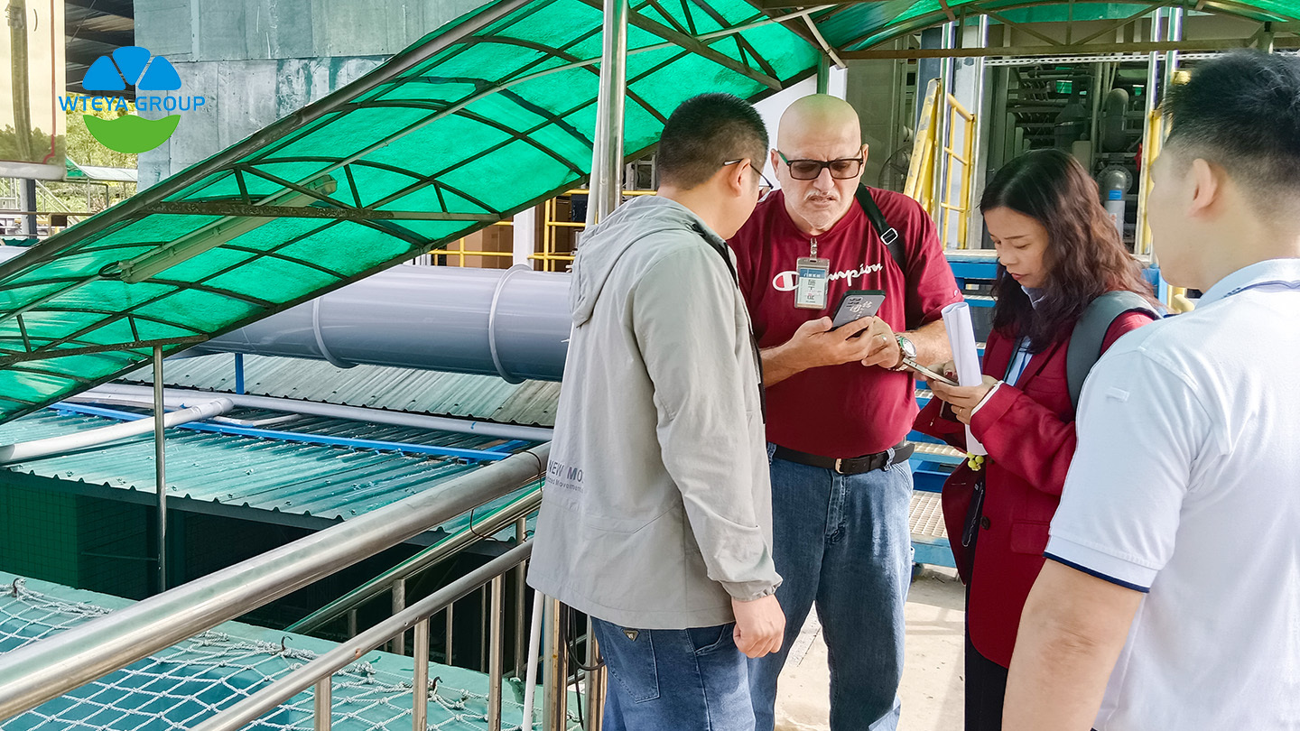 📹 Iraqi customers filmed Vlogs on site to witness the entire process of WTEYA wastewater treatment!