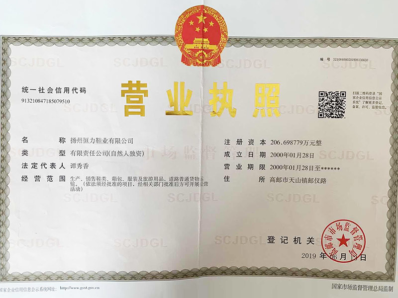 営業許可証