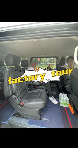 The customer was attracted by our space capsule at the Canton Fair and immediately took the car we prepared to the factory.