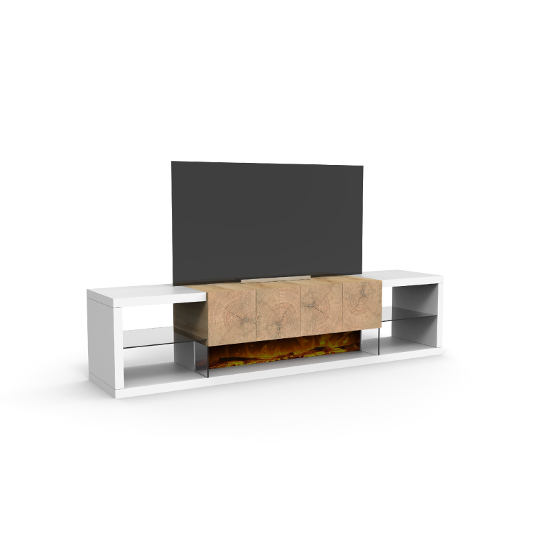 Customized TV Wall Unit Stand E-Fireplace, YSL-EFP-321