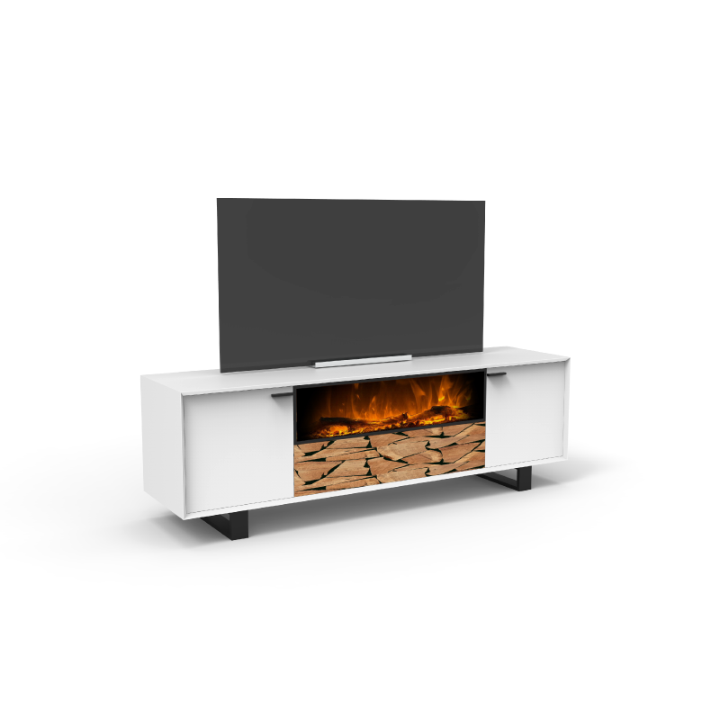 Wholesaler Luxury Modern Electric Fireplace TV Stand, YSL-EFP-317
