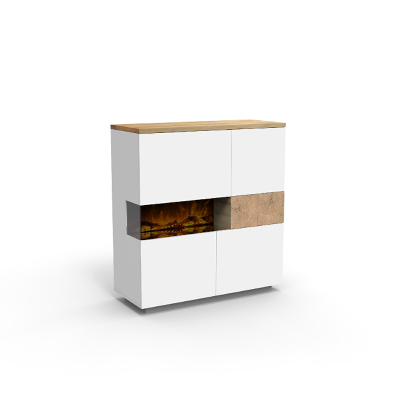 White Luxury Fireplace Heater Cabinet, YSL-EFP-320