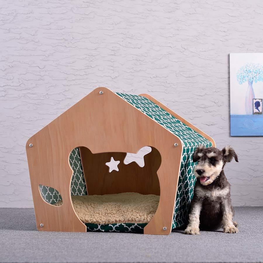 Shelter Wooden Pet House, H88-2