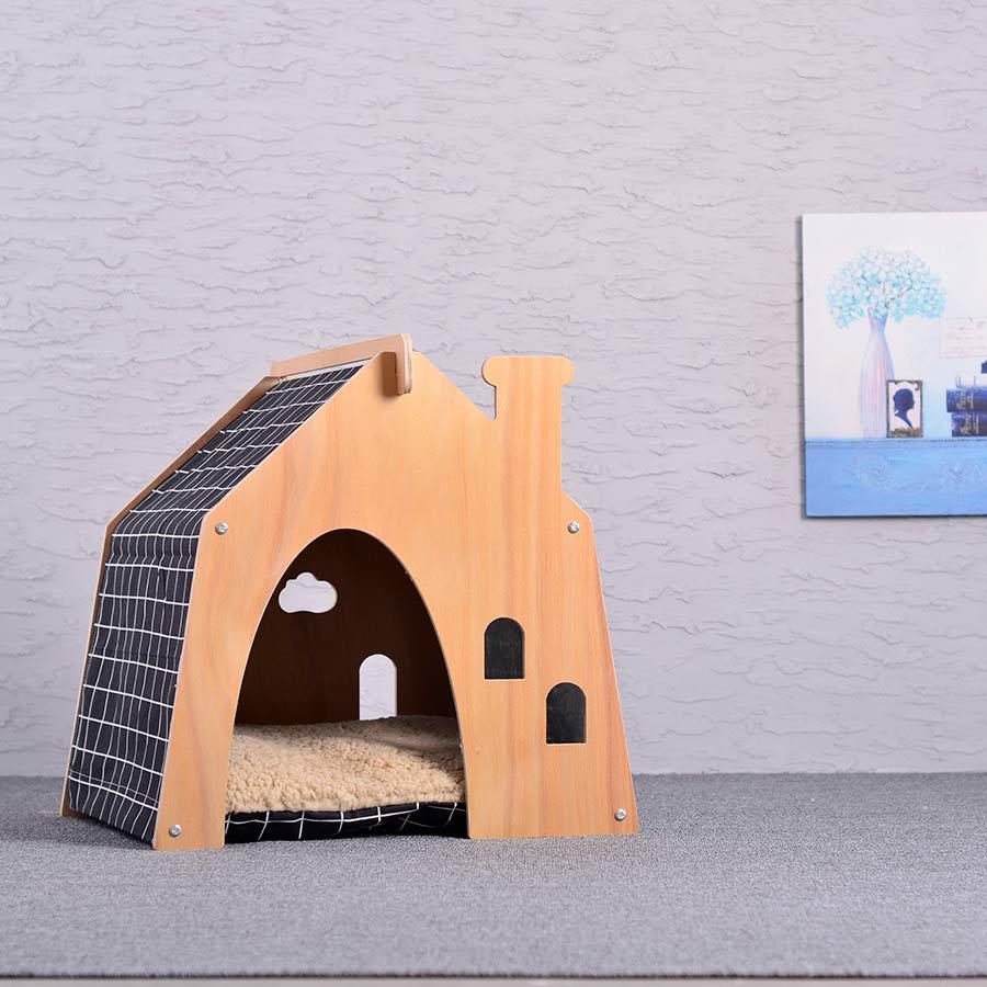 Manufacturer Customized Modern Wooden Pet House, H92-2