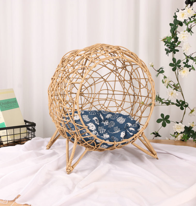 High Quality Rattan Cozy Pet Bed, YSL240329