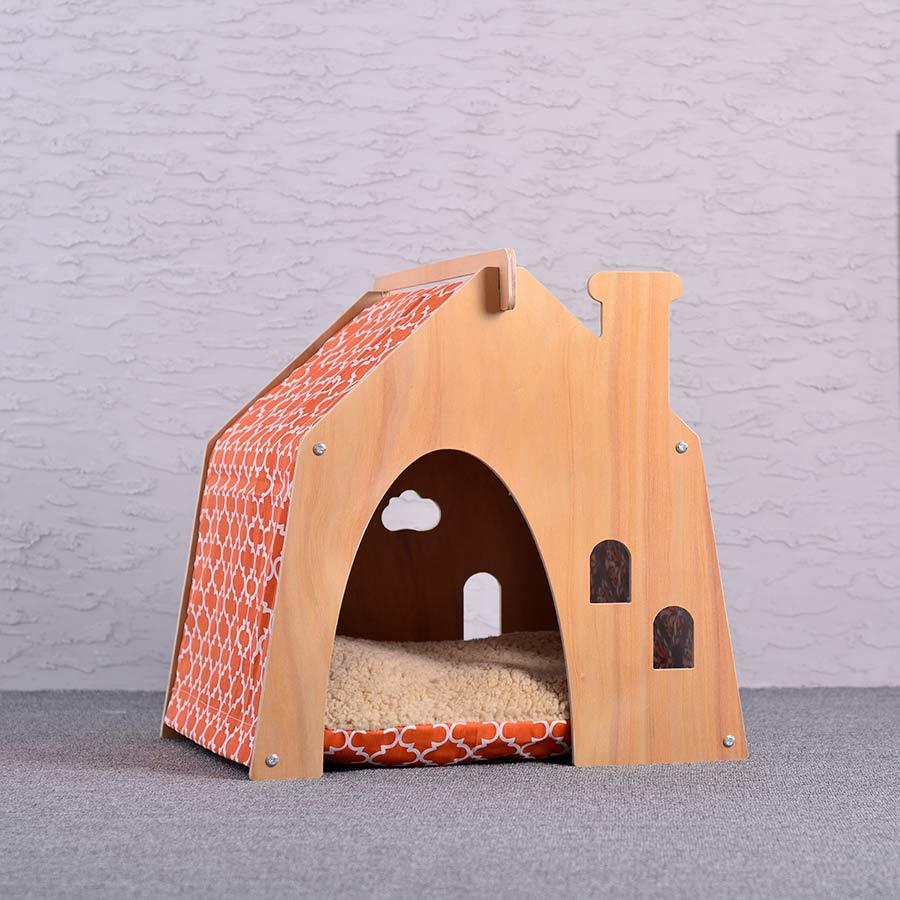 Manufacturer Customized Modern Wooden Pet House, H92-2