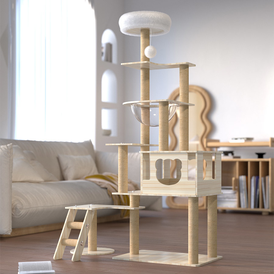 Wholesale Jumping Tower Cat Tree With Condo,Y-13