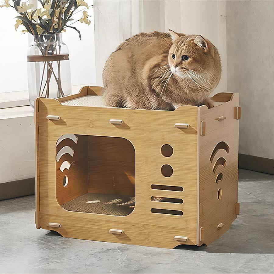 Foldable Luxury Pet Cat House,C013