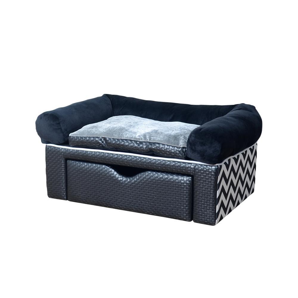 Simple Storage Pet Bed With Removable Backrest, YSL24063