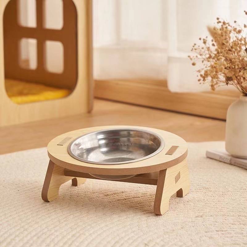 Pet Stainless Steel Double Food and Water Bowls,YSL240409-6