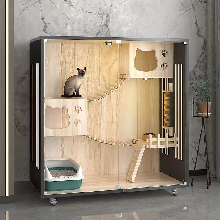 Trending Manufacturing Large Cat Villa, B-9