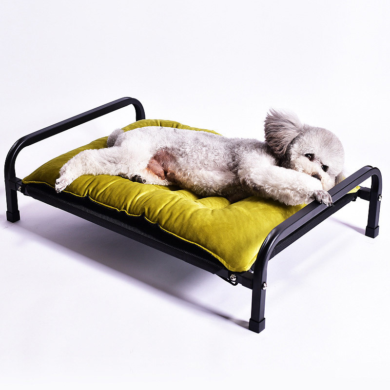 Sturdy Iron Frame Elevated Dog Sofa Bed, YSL24052