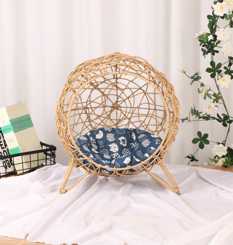 High Quality Rattan Cozy Pet Bed, YSL240329