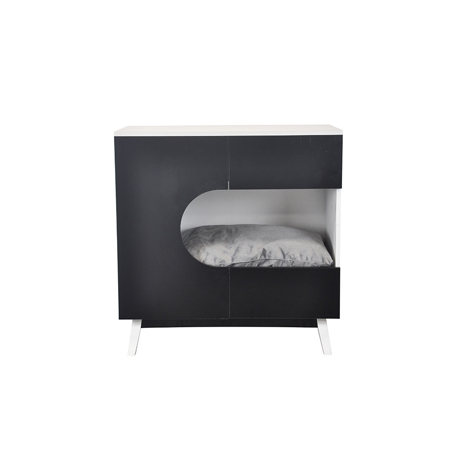 Cat House With Solid Wood Feet, YSL240410-31