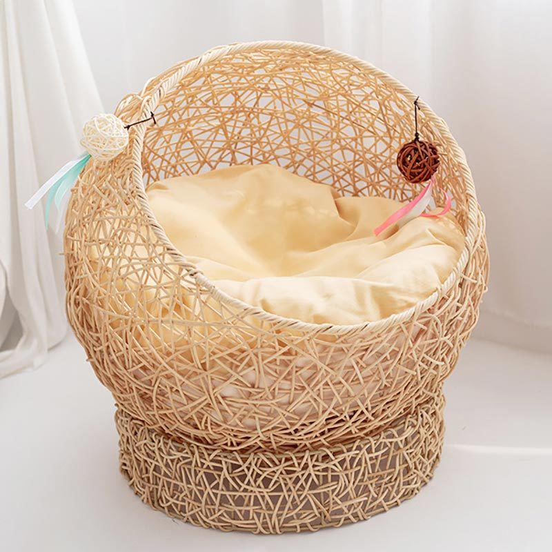 Exploring the Benefits of Hanging Rattan Pet Beds for Your Furry Friends