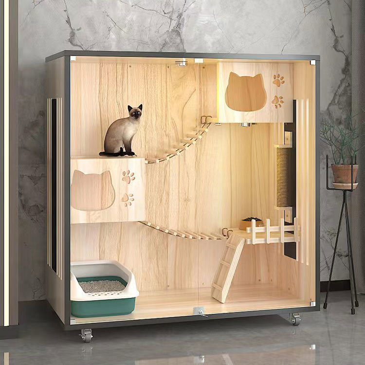 Professional Wood Cat House, A-9