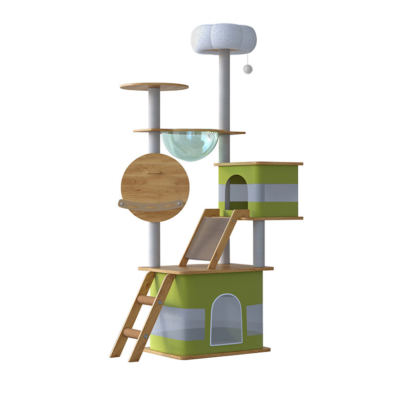New Design Scratcher Luxurious Playing Cat Tree With Hammock,Y-22
