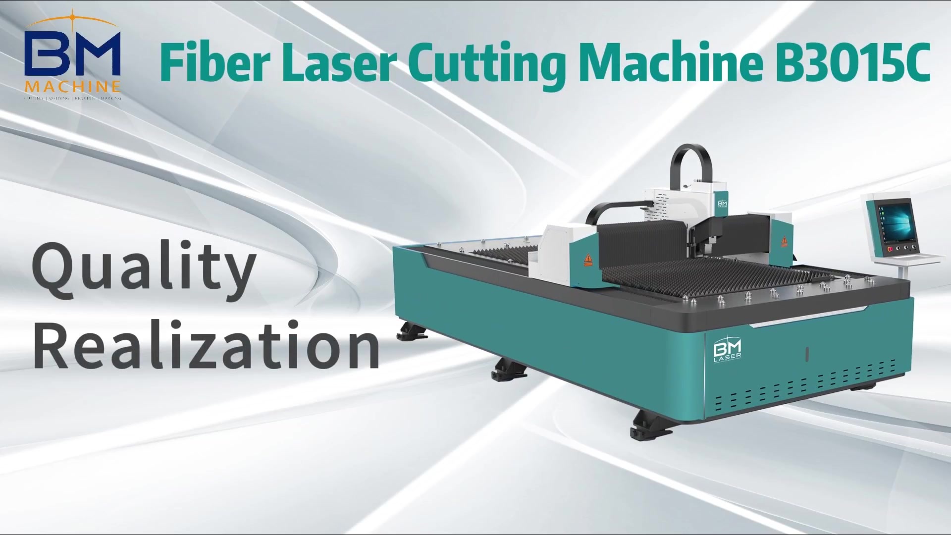 Fiber Laser Cutting Machine B3015C.mp4