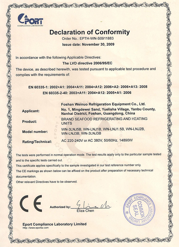 CE Certificate