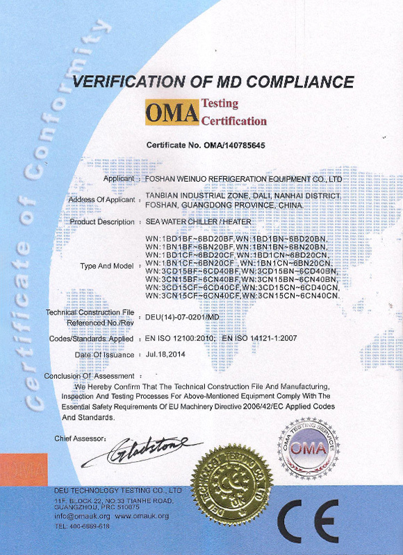 CE Certificate