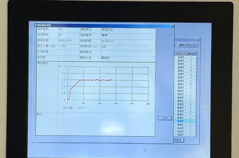 靜負(fù)荷試驗(yàn)自動(dòng)測(cè)量曲線圖