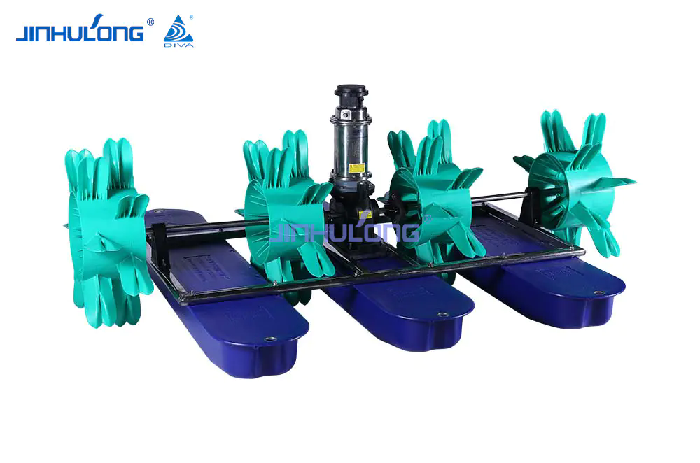 High Effciency Water Cooling Four-Impeller Paddle Wheel Aerator High Effciency Water Cooling Four-Impeller Paddle Wheel Aerator