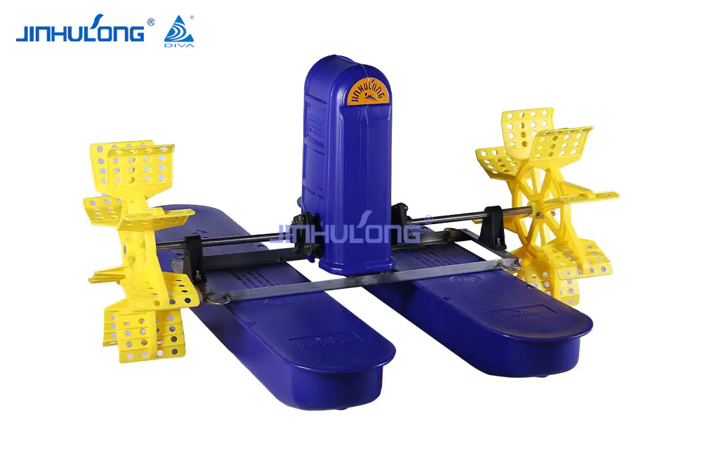 Two-impeller paddle wheel aerator Two-impeller paddle wheel aerator
