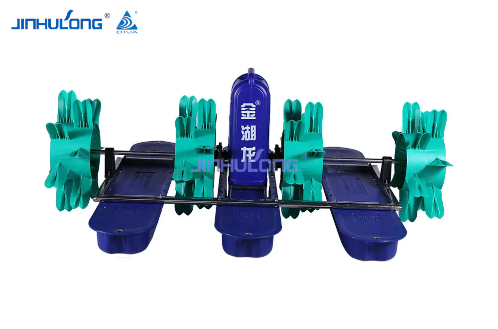 High Effciency Water Cooling Four-Impeller Paddle Wheel Aerator High Effciency Water Cooling Four-Impeller Paddle Wheel Aerator